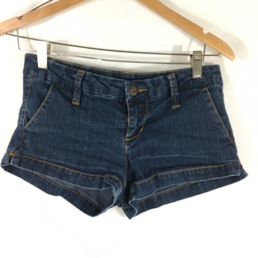 junior  UNIQUE denim jean shorts size  7 casual